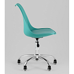 Офисный стул на металлическом основании EGGERY Blue пластик варинант исполнения - 4 | Loft Concept в Саратове