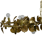 Линейная люстра Brass Eucalyptus Branches Lighting Chandelier варинант исполнения - 2 | Loft Concept в Саратове