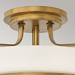 Потолочный светильник с круглым матовым белым плафоном Hinkley варинант исполнения - 2 | Loft Concept в Саратове