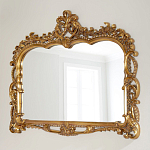Зеркало настенное в ажурной раме в стиле барокко Ornate Ornaments варинант исполнения - 2 | Loft Concept в Саратове