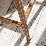 Барный стул из массива бука светло-зеленый с растительным орнаментом Raffael Angel Green Bar stool варинант исполнения - 5 | Loft Concept в Саратове