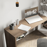 Письменный стол прямоугольный с полочкой под столешницей EcoComb варинант исполнения - 3 | Loft Concept в Саратове