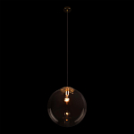 Подвесной светильник со стеклянным прозрачным плафоном в форме шара и золотыми металлическим акцентами 30 ClassiCon варинант исполнения - 3 | Loft Concept в Саратове