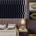 Гипсовая 3D Панель CRYSTAL SYMPHONY B варинант исполнения - 1 | Loft Concept в Саратове