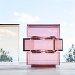 Стол журнальный в форме кубов Acrylic Furniture Lumina Crimson Clarity варинант исполнения - 9 | Loft Concept в Саратове