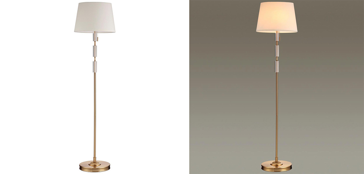 Торшер Ramona White Floor lamp Торшер Ramona White Floor lamp - Loft-Concept в Саратове
