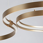 Люстра подвесная светодиодная в виде волнообразной ленты Ribbon Vortex варинант исполнения - 18 | Loft Concept в Саратове