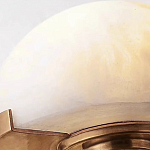 Бра с 2-мя мраморными плафонами на латунном корпусе Light Warm Light варинант исполнения - 2 | Loft Concept в Саратове