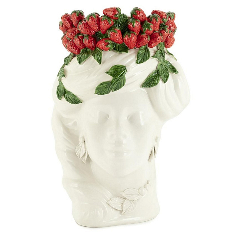 Ваза No Face Head Vase Lady Big Белый Красный Зеленый Ваза No Face Head Vase Lady Big Белый Красный Зеленый в Саратове | Loft Concept