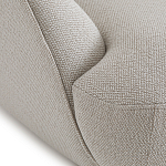 Полукруглое кресло из обивки меланж Halle Melange Armchair варинант исполнения - 8 | Loft Concept в Саратове