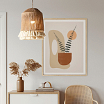 Люстра круглая плетеная с кисточками Small Solar Glow варинант исполнения - 1 | Loft Concept в Саратове