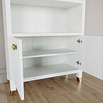 Книжный Стеллаж Elsa Dreams White с задней стенкой варинант исполнения - 3 | Loft Concept в Саратове