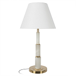 Настольная лампа с белым конусовидным абажуром More Tender варинант исполнения - 1 | Loft Concept в Саратове