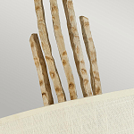 Бра с белым абажуром и элементами в виде натуральных веток Hinkley варинант исполнения - 2 | Loft Concept в Саратове