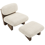 Кресло с оттоманкой Hawaii варинант исполнения - 2 | Loft Concept в Саратове