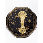 Шкатулка черного цвета с крышкой с фигуркой льва Eden Garden варинант исполнения - 5 | Loft Concept в Саратове