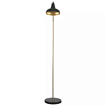 Торшер с плафоном в форме купола в сочетании черного и золотистого цвета Minimalist Execution варинант исполнения - 3 | Loft Concept в Саратове