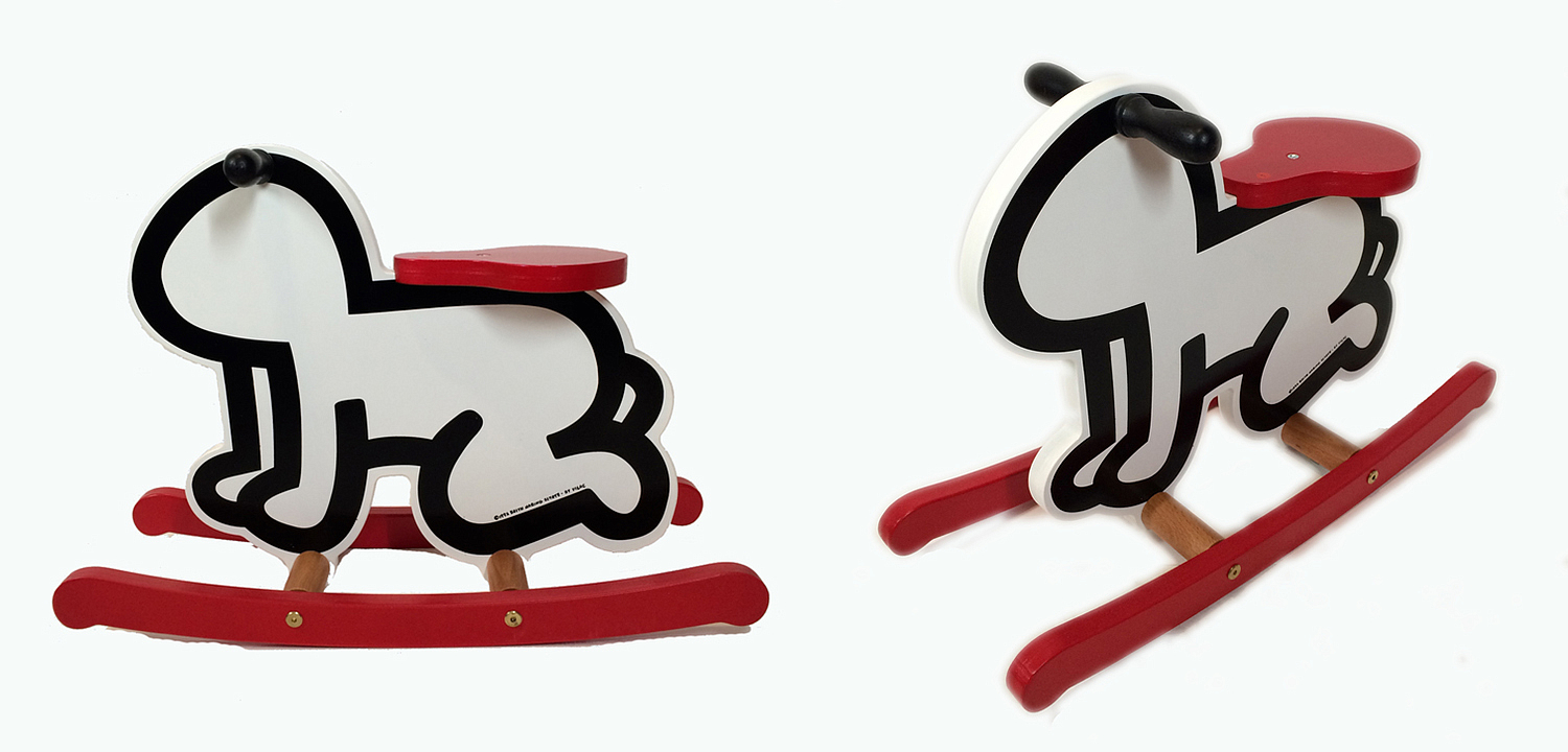 Детская деревянная качалка VILAC KEITH HARING ROCKER BABY TOY-WHITE Детская деревянная качалка VILAC KEITH HARING ROCKER BABY TOY-WHITE - Loft-Concept в Саратове