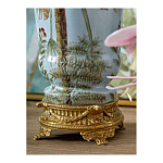 Ваза из фарфора с бронзовыми элементами Tropical Garden варинант исполнения - 5 | Loft Concept в Саратове