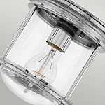 Потолочный светильник для ванных комнат с цилиндрическим стеклянным плафоном и одной лампой Hinkley варинант исполнения - 16 | Loft Concept в Саратове