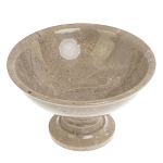 Конфетница из бежевого мрамора Stone Candy Bowl варинант исполнения - 2 | Loft Concept в Саратове