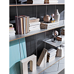 Модульный навесной стеллаж GRADUATE Bookshelves варинант исполнения - 5 | Loft Concept в Саратове