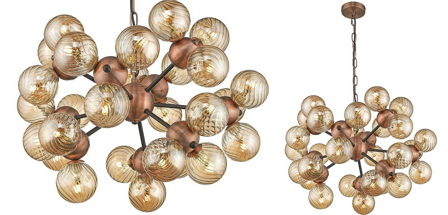 Люстра Berries Chandelier Amber 50 Люстра Berries Chandelier Amber 50 - Loft-Concept в Саратове