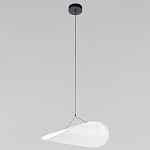 Подвесной светильник с белым тканевым плафоном в форме облака Crystal Cloud Junction варинант исполнения - 2 | Loft Concept в Саратове