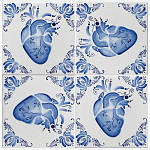 Плитка с узором Мое сердце варинант исполнения - 1 | Loft Concept в Саратове