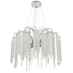 Люстра с хрустальными подвесками Bunch of Crystal Berries Silver Chandelier 8 варинант исполнения - 2 | Loft Concept в Саратове