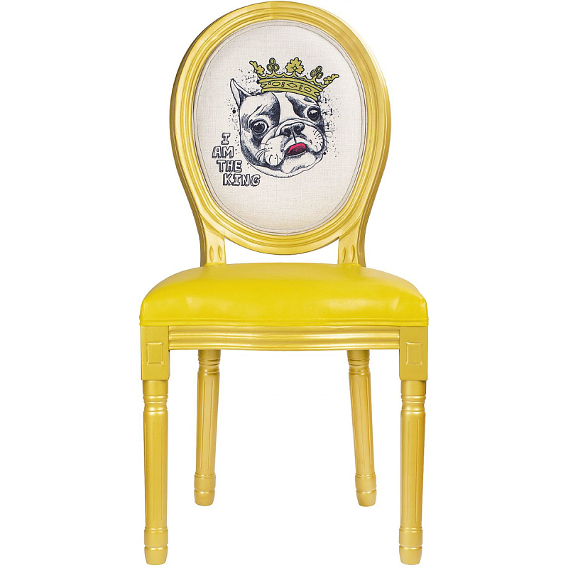Стул French Bul yellow Бежевый Желтый Стул French Bul yellow Бежевый Желтый в Саратове | Loft Concept