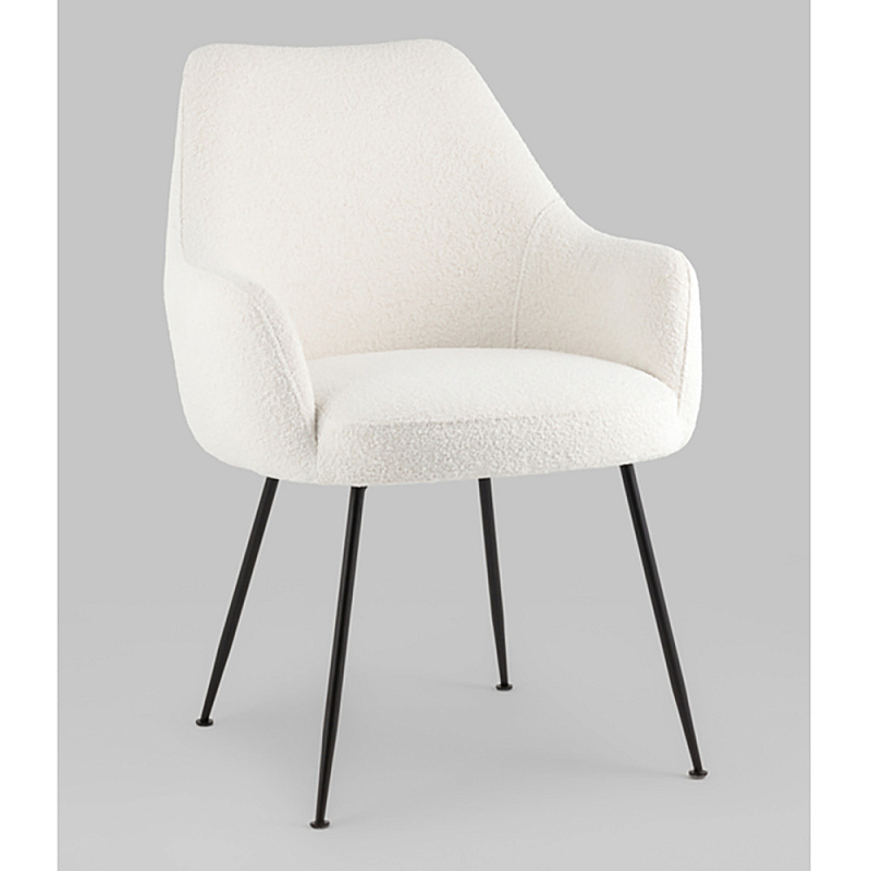 Кресло Floret комплект 2 шт. Белый Черный в Саратове | Loft Concept 