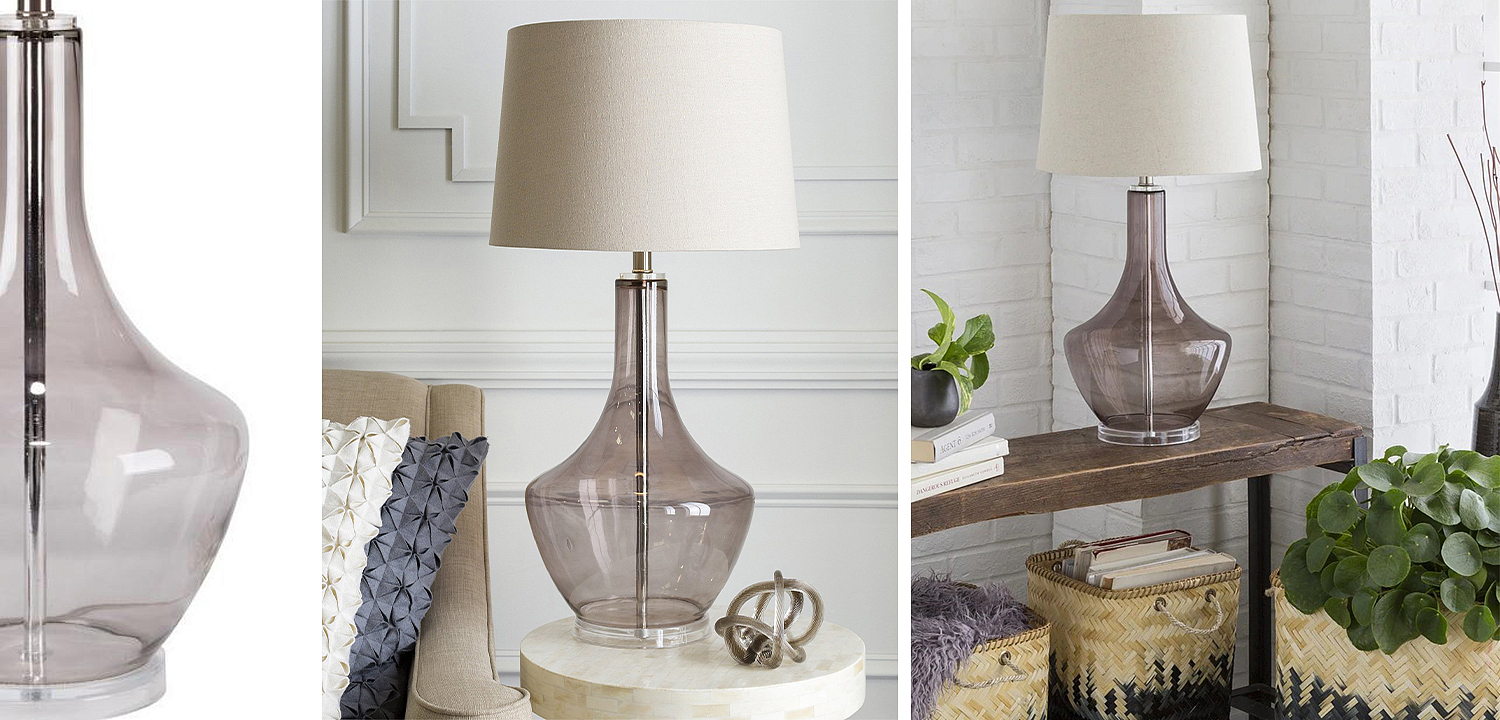 Настольная лампа Fantina Table lamp gray Настольная лампа Fantina Table lamp gray - Loft-Concept в Саратове