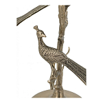 Столик с круглой стеклянной столешницей и корпусом в виде двух павлинов на ветке Table Two Peacocks варинант исполнения - 5 | Loft Concept в Саратове