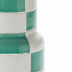Ваза из фаянса Brighter than the Stars с шахматным принтом бирюзового цвета  варинант исполнения - 2 | Loft Concept в Саратове