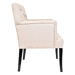 Кресло Addison Chic Armchair beige flax варинант исполнения - 1 | Loft Concept в Саратове