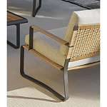 Дизайнерское уличное кресло на металлическом каркасе PHOENIX Armchair варинант исполнения - 6 | Loft Concept в Саратове