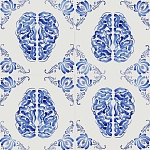 Плитка с узором Мозг варинант исполнения - 1 | Loft Concept в Саратове