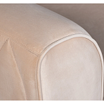 Кресло велюровое бежевое Cubic Silhouette варинант исполнения - 3 | Loft Concept в Саратове