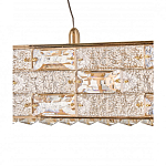 Люстра волнистой формы с текстурной огранкой Reflection of Reality варинант исполнения - 4 | Loft Concept в Саратове