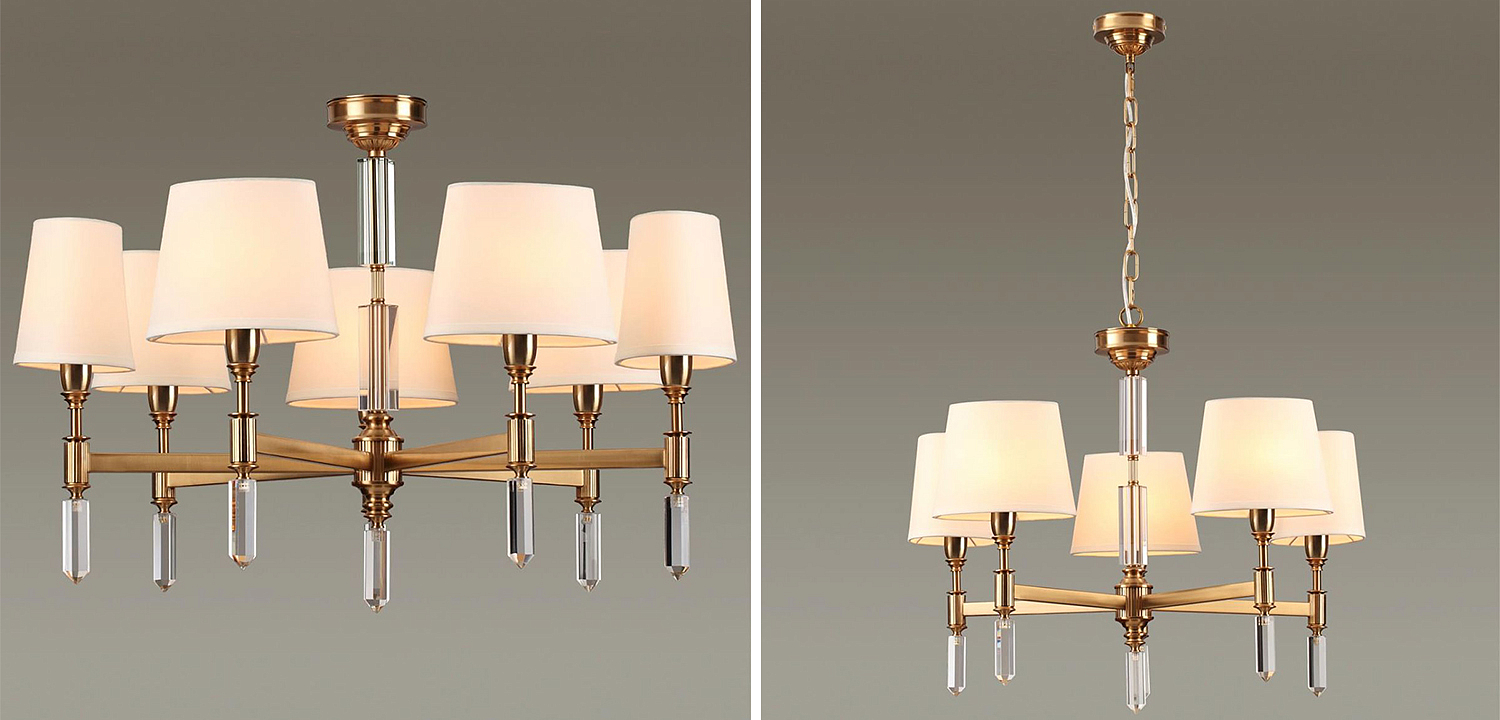 Люстра Ramona White Chandelier Люстра Ramona White Chandelier - Loft-Concept в Саратове