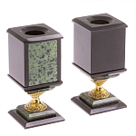 Настольный канцелярский набор из нефрита Apollo варинант исполнения - 4 | Loft Concept в Саратове