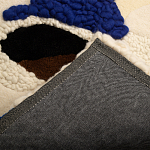 Ковер ручной работы Electric blue and popcorn варинант исполнения - 8 | Loft Concept в Саратове