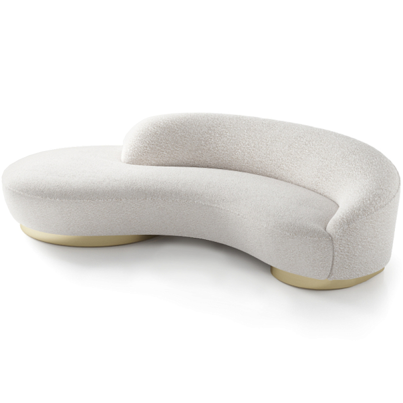 Диван Bjorn Sofa Молочный Латунь Диван Bjorn Sofa Молочный Латунь в Саратове | Loft Concept