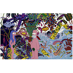 Homer Simpson in Paradise картина акрил на холсте варинант исполнения - 4 | Loft Concept в Саратове