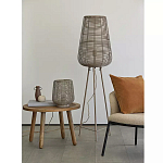 Торшер с плетеным металлическим плафоном Wicker Iron Lamp варинант исполнения - 2 | Loft Concept в Саратове