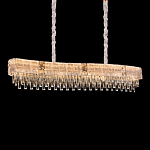 Люстра волнистой формы с каскадом из прозрачного хрусталя Constant Sparks варинант исполнения - 4 | Loft Concept в Саратове