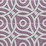 Дизайнерская плитка с узором Петли варинант исполнения - 3 | Loft Concept в Саратове