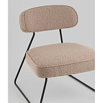 Кресло лаунж Kate букле капучино варинант исполнения - 2 | Loft Concept в Саратове