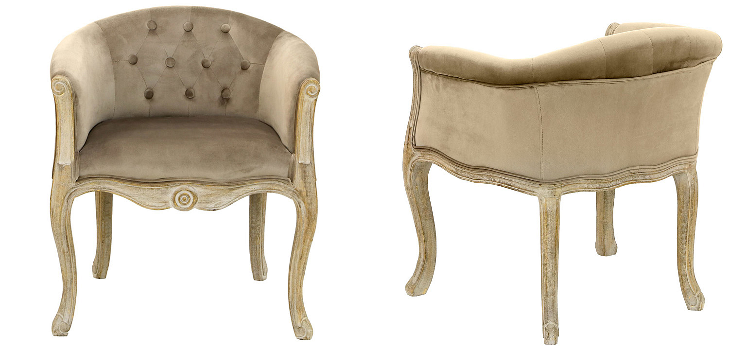 Кресло French Provence Armchair Roderic beige Кресло French Provence Armchair Roderic beige - Loft-Concept в Саратове